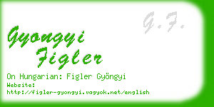 gyongyi figler business card