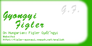 gyongyi figler business card